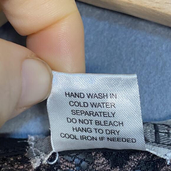 BKE Womens Open Front Cardigan Size L Lace Sheer Y2K Whimsigoth Fairy Grunge - Picture 5 of 8